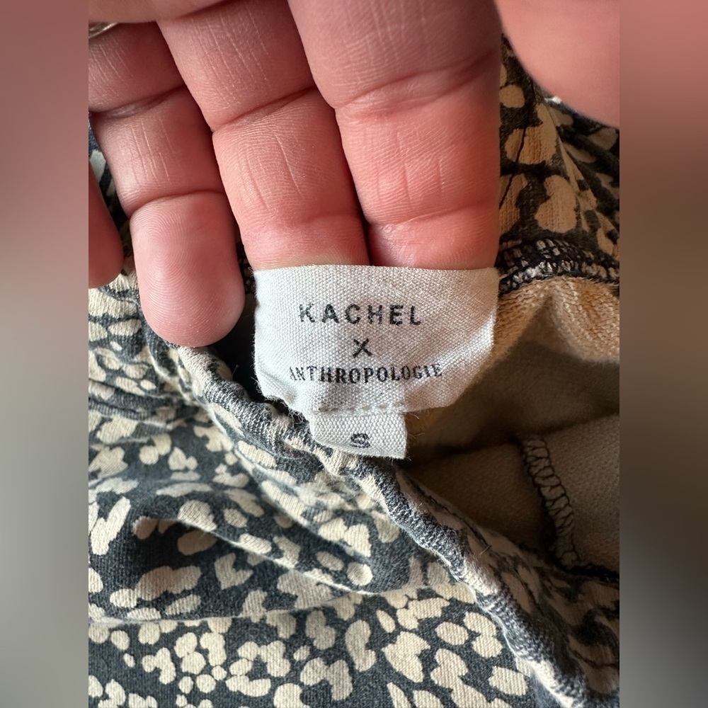 Kachel x Anthropologie Leopard Jogger Pants Small Drawstring Elastic Waist - Picture 6 of 9